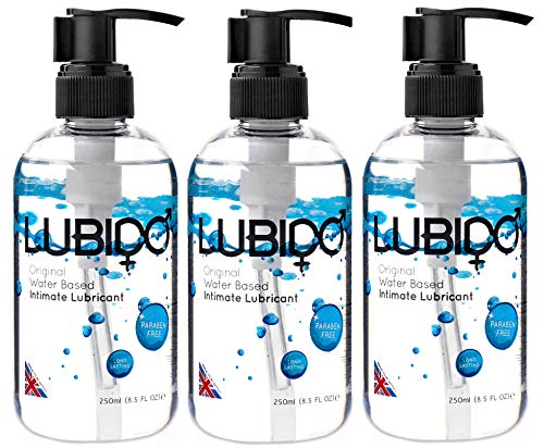 Lubido Original Lubricante Libre de Parabenos, 250 ml (Paquete de 3)