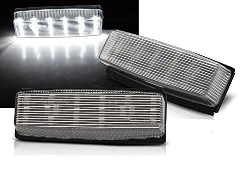 Luces LED de licencia compatibles con Mazda Mx-5 2005 2006 2007 2008 2009 2010 2011 2012 2013 2014 2015 BR-2091 luces traseras para matrícula