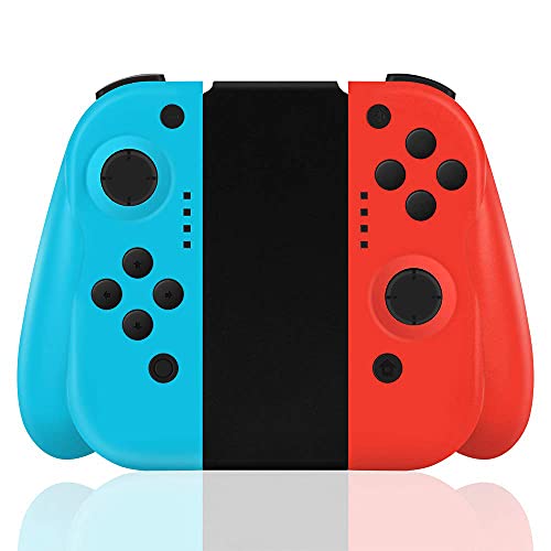 Maegoo Mandos para Switch Inalámbrico, Switch Mando Bluetooth Joypad Gamepad Joysticks De Reemplazo Joypad con Doble Choque Vibración y Giroscopio de 6 Ejes Turbo