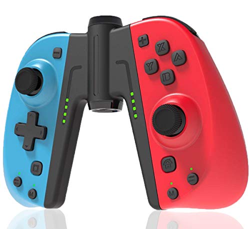 Mando para Switch, Maegoo Bluetooth Inalámbrico Switch Mandos Joypad Gamepad Joystick con Función Turbo, Sensor 6 Gyro Axis, Vibración de Motor Dual Compatible para Switch