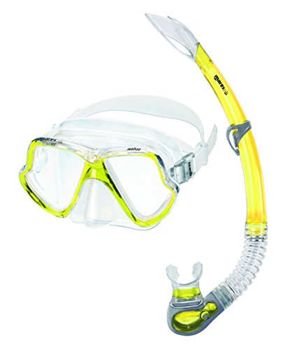 Mares Wahoo SF - Set de Buceo, Color Amarillo, Talla Adulto