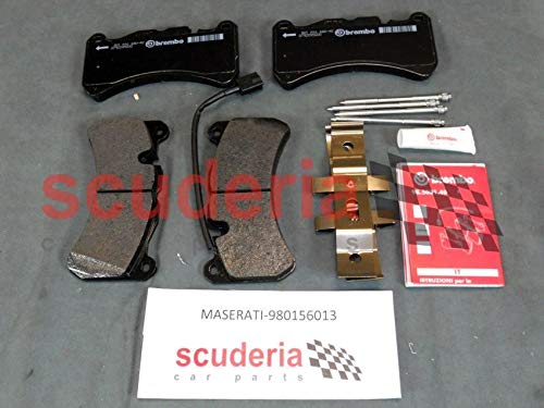 Maserati 980156013 - Kit de almohadillas delanteras originales OEM para Ghibli Quattroporte