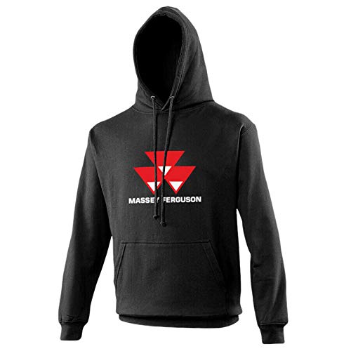 Massey Ferguson Tractor Farming Etc Sweatshirts Printed Hoodie Graphic Hooded Pullover Sweatshirts For Men Black M