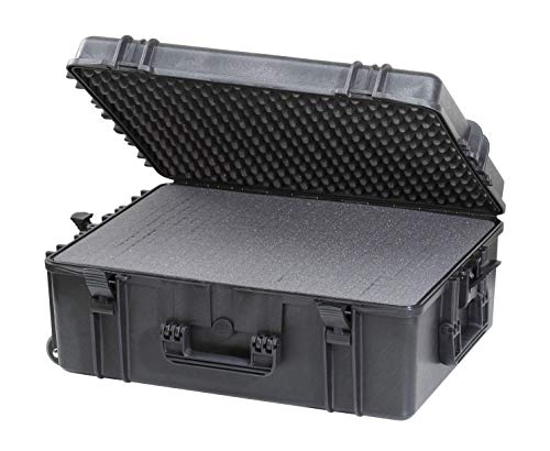 Max MAX620H250STR IP67 resistente al agua nominal de tapas rígidas para fotografía equipo estanca resistente de transporte tirador plástico funda Transit/espuma de poliuretano de/caja de transporte para iMac caja de herramientas