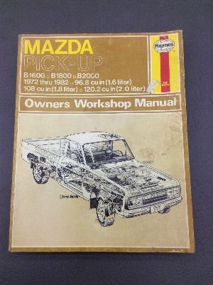 Mazda Pick-up Owner's Workshop Manual