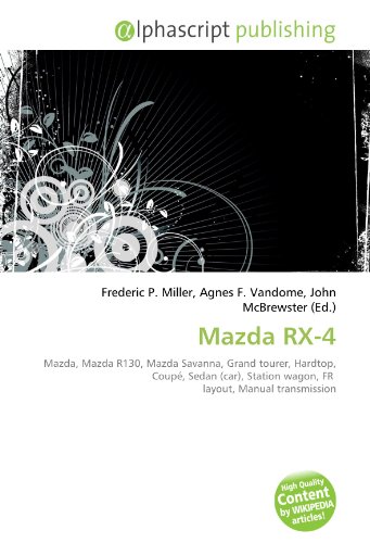 Mazda RX-4: Mazda, Mazda R130, Mazda Savanna, Grand tourer, Hardtop, Coupé, Sedan (car), Station wagon, FR  layout, Manual transmission