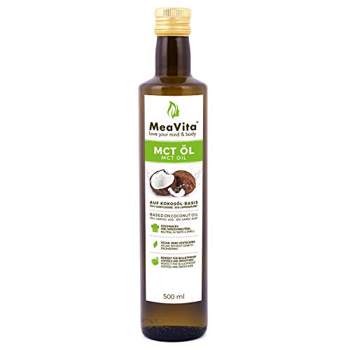 Meavita Aceite Meavita Mct, Calidad Superior, 1 Paquete (1X 500 Ml) 500 ml