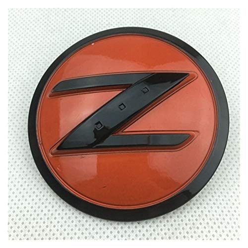 Meet's shop Emblema De Repuesto Fiesta Delantera Delantero del Coche Compatible con el Logotipo de Nissan Z Logo Emblem Insignia Compatible con 350Z 370Z Z33 Placa de Nombre (Color : Red)