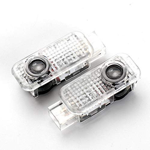 miuline 2PCS Luces de Bienvenida para Puerta de Coche LED Luz del Proyector del Coche Luces LED para Puerta de Coche con Logo