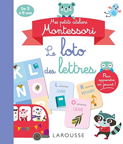 Mon loto des lettres (Mes petits ateliers Montessori)