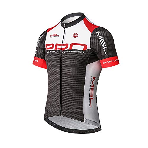 Mysenlan Maillot de Ciclismo Hombre Camiseta Manga Corta Jersey Ropa para Bicicleta Verano MTB Camisa