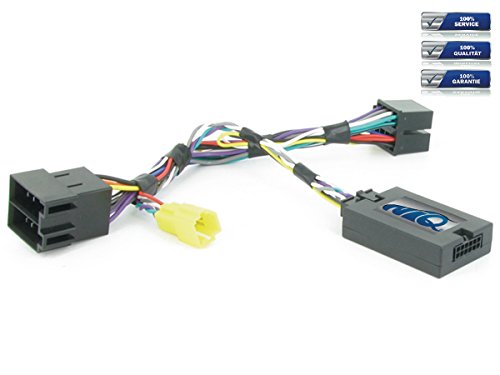 NIQ Adaptador CAN-BUS para mando a distancia en el volante adecuado para radios Kenwood de coche, compatible con Renault Clio | Kangoo | Laguna | Master | Megane | Modus | Scenic | Trafic | Twingo