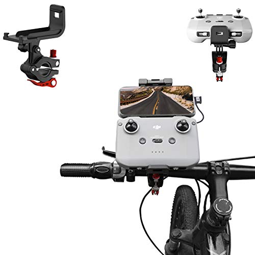 O'woda Soporte Bicicleta para Control Remoto Aleación de Aluminio Bike Holder de Mando a Distancia de Manillar Clip para dji Mavic Air 2 / Mavic Mini 2 Accesorios