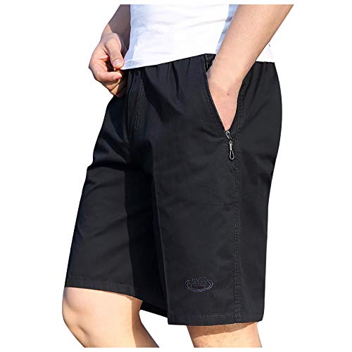 Pantalones Cortos Casuales para Hombre Bermudas Ajustados Shorts Men's Summer Shorts Pantalones Cortos Deportivos Impresos Culturismo Casual de Verano para Hombre