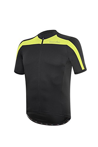 rh+ Space - Maillot para Hombre, Hombre, Space, Nero/Fluo Yellow