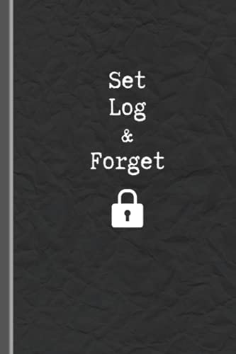 Set Log & Forget: Password book with Alphabetical Tabs | Emails and Website Passwords Organizer