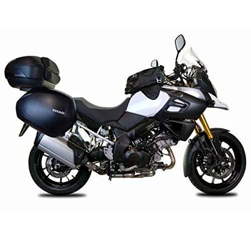 SHAD S0VS14IF Soporte Maletas 3P System para Suzuki V-Strom 1000, Negro