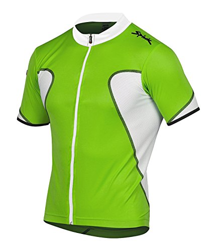 Spiuk Anatomic - Maillot M/C para Hombre, Color Verde/Blanco, Talla S