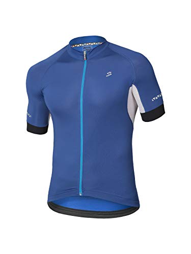 Spiuk Maillot M/C Helios Hombre Azul T. XL, Talla