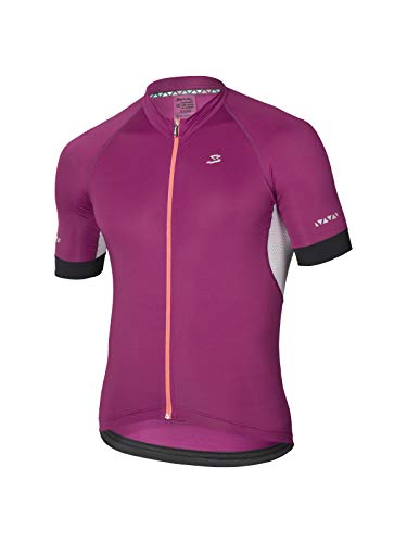 Spiuk Maillot M/C Helios Hombre Granate T. L, Talla L