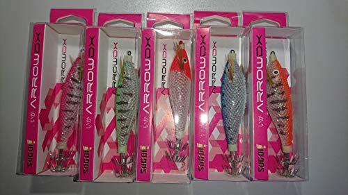 Sugoi arrowdx de la Pesca AL curs A tataki Oferta 5 Viceroy Color Variados. Lote Calamar 03 