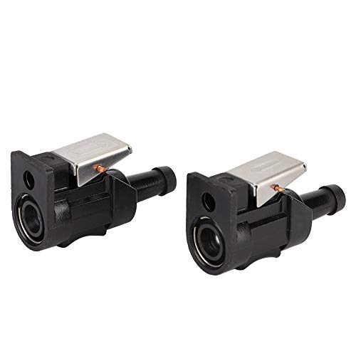 Tarente 2pcs Motores Marinos en la Manguera de Combustible línea de Ajuste Conector Compatible with Y-a-m-a-h-a Fuera de borda de 8 mm