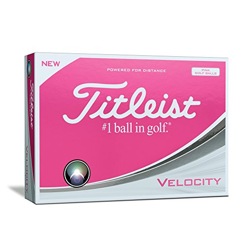 Titleist Velocity Bolas Golf, Rosa, Talla Única