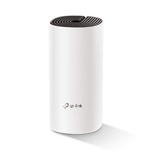 TP-Link Deco M4 (1-Pack) - Repetidor de WiFi con Super Mesh WiFi Inteligente sin Interrupción AC1200 Dual-Band hasta 140 m² 2 Gigabit, hasta 100 Dispositivos, para Xiaomi Mi Box, Amazon Alexa