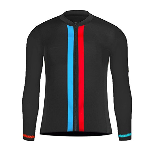 Uglyfrog Ciclismo Hombres Manga Larga Primavera Ropa Maillots de Bicicleta MTB Camiseta Cremallera Completa Abrigo