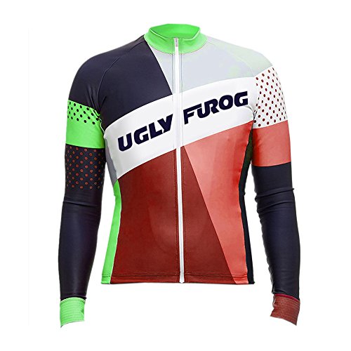 Uglyfrog Ciclismo Maillots Hombres Manga Larga Primavera MTB Jersey Desgaste de la Bici de Montaña Transpirable Tops