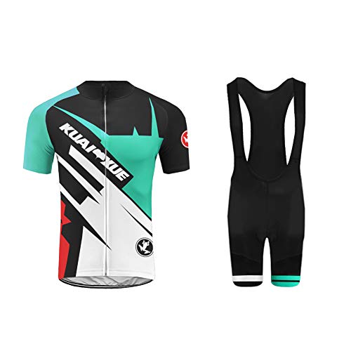 Uglyfrog Maillots de Ciclismo Hombres Camiseta y Pantalones Cortos de Ciclismo Conjunto de Ropa para Ciclismo al Aire Libre