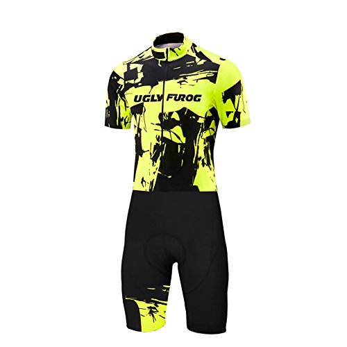 Uglyfrog MTB Racing Wear Modo Sport Fuera De Suave del Paño de Manga Bicicletas Bodies Triatlón Ropa