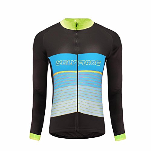 Uglyfrog Último Mujer Ciclismo Mangas Largas Maillots Cremallera Completa Moda Transpirable Primavera Ropa Deportiva