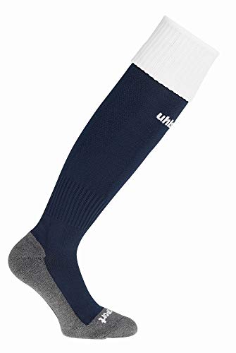 uhlsport Club Socks Medias de Juego, Hombre, Azul Marino/Blanco, 28-32