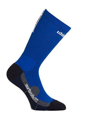 uhlsport Tube It Calcetines con Grip, Hombre, Azur/Blanco, 41-44