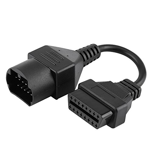 Viccilley Cable Adaptador de 17 Pines a 16 Pines OBD2 Conector Adaptador Cable de escáner de diagnóstico