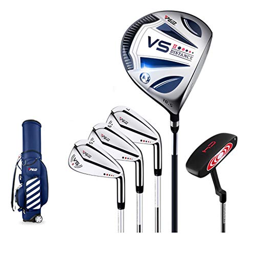 WYSTAO Medio Juego De Palos De Golf Grafito, Regular Hombre Cuña De Golf para Hombre (Color : Steel Shaft)