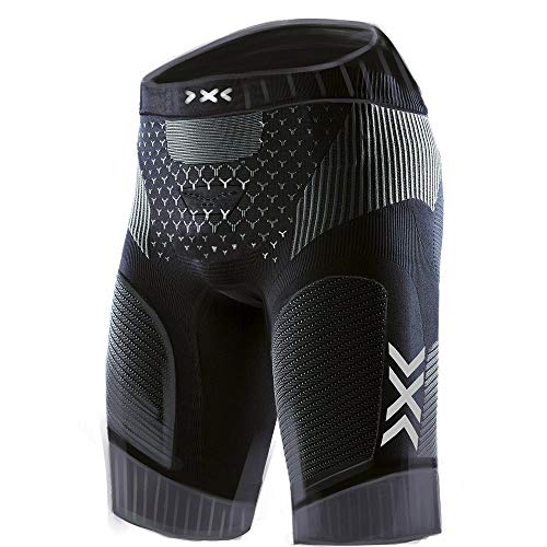 X-Bionic Malla Corta Twyce G2 Run Hombre Pantalón, Negro, S