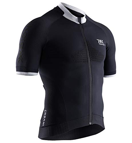 X-Bionic M/C Regulator Bike Race Zip Maillot, Hombre, Negro, L