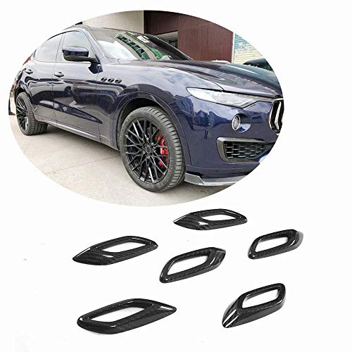 XTT para Sedan Maserati Levante S Deporte/Deporte Base 2016-2017 seco de Fibra de Carbono Top Fit Frente Marcador Lateral Fender Vents