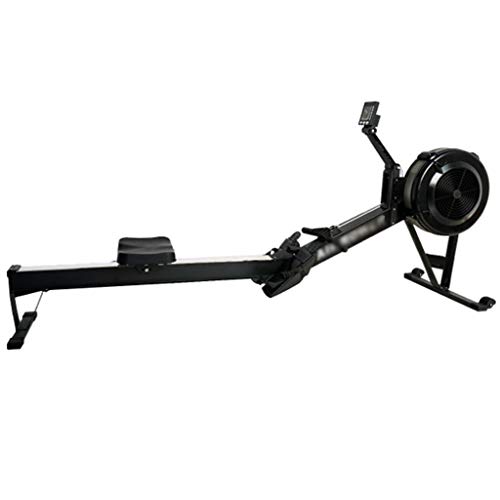 XYF Máquinas De Remo para Fitness Rowing Machine con Visualización De Datos Equipo De Fitness Deportivo Multifuncional Ganancia Muscular Puede Soportar 150 Kg (Color : Black, Size : 235 * 36 * 63cm)