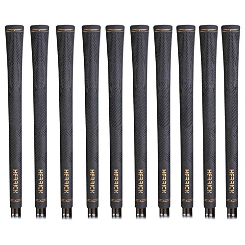 YDL Grip DE Golf Golf Irons/PRIPOS DE Madera ANTILLOS APROXIMADOS a Prueba De Choques Grips 10ps / Lot