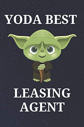 Yoda Best Leasing Agent: Unique Appreciation Gift with Beautiful Design and a Premium Matte Softcover