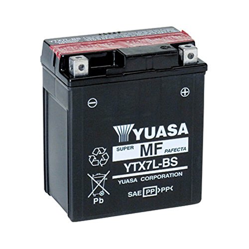 YUASA 61319 - Bateria alta calidad YTX7L-BS Combipack (con electrolito)