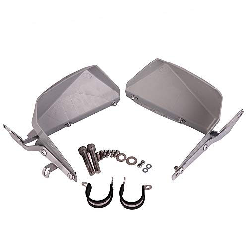 YUQINN Moto Partes Motocicleta del pie Pies Protección contra salpicaduras Placa protector de la cubierta de plata for BMW R1250GS R1200GS LC R 1200 CL ADV/Aventura 2013-2018