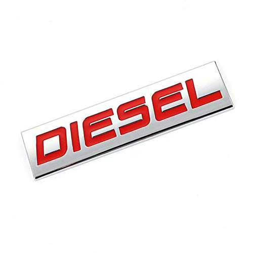 ZHANGDA Etiqueta Engomada del Coche Diesel Logo Emblema Insignia 3D Metal Calcomanías De Automóviles para Seat BMW Audi Jeep Honda Ford Opel Passat Peugeot Kia Car Styling, Diesel Sticker