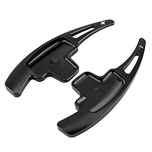 zhuolong Extensiones de paletas de Cambio de Volante de Coche de Aluminio para Mercedes-Benz A B E R M Class(Negro)