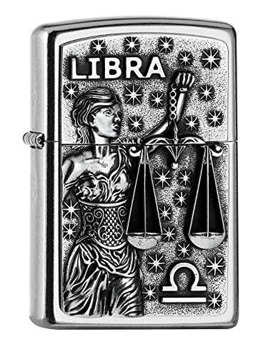 Zippo PL 207 Libra Tierkr. V19 Encendedor, latón, Design, 5,83,81,2