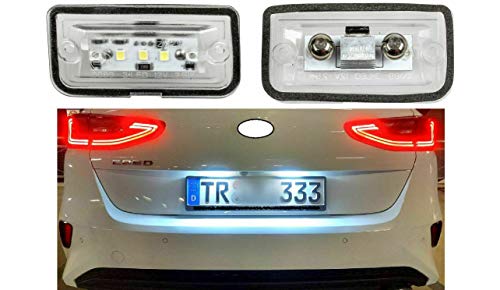 2 x Top LED SMD NUMBERPLATE, TÜV libre