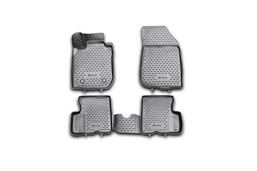 3D Alfombrillas Interior de Coche a Medida TPE Renault Duster 2WD, 2011-2015, 4 pcs.